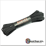 ATWOOD 5/32 Bungee Shock Cord 彈力傘繩 - 黑色 / 50呎