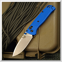 Benchmade Bugout AXIS 藍Grivory柄折刀(CPM-S30V鋼 ) 
