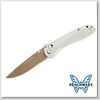 【新年特價】Benchmade Seven |【新年特價】 Ten™ 灰銀鋁柄沙色刃AXIS® Lock折刀 -CPM-S90V鋼(PVD處理)