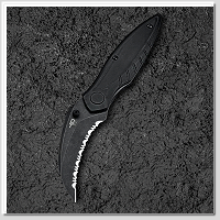 Bestech MANTIDAE 黑G10柄 Liner Lock 全齒折刀 -14C28N鋼(黑石洗處理)