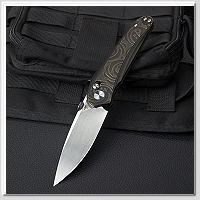 Bestech Knives Mothus 舊化銅色鈦柄AXIS折刀(M390鋼)