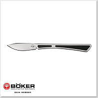 BOKER PLUS SCALPEL 手術刀 Alexander Krava設計 一體D2鋼 鑲嵌Epoxy環氧樹脂 項鍊刀 -直刀