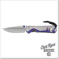 Chris Reeve Large Sebenza 31 Night Sky 夜空 鈦柄鑲嵌珍珠母 CPM-MagnaCut鋼 -折刀