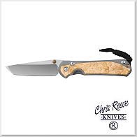 Chris Reeve Large Sebenza 31 Box Elder Inlay MagnaCut Tanto刃 鈦柄鑲嵌北美楓木 -折刀