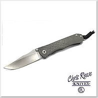 Chris Reeve Umnumzaan 酋長 /CPM-MagnaCut鋼 Drop Point 鈦柄-折刀