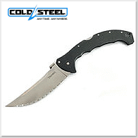 COLD STEEL 新款TALWAR 5.5'' 黑G10柄全齒大折刀 -S35VN 鋼 (Satin處理)