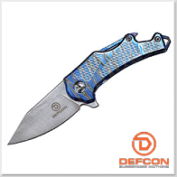 DEFCON RHINO藍彩鈦柄OPERNER M390鋼小折刀