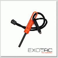 Exotac POLYSTRIKER™ ABS 防水打火石 (橘色 -小)