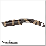 EXTREMA RATIO 極端武力 N.K.3 DW 尼克3號掛頸小獵刀 虎斑-直刀