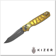 Kizer Pokiman CC透明PEI柄折刀/AEB-L黑刃