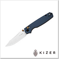 Kizer Pokiman CC藍色鋁合金柄折刀/AEB-L鋼