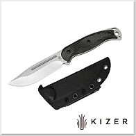 Kizer Ursa Major黑電木柄直刀Nitro-V鋼