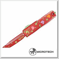 Microtech UTX-85 Gen IV T/E 聖派翠克節彈簧刀(簽名版) - M390MK鋼 (Cerakote塗層)