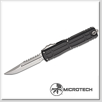 MICROTECH Ultratech EX-ZBP Interceptor 簽名版 / M390MK鋼 石洗刃 黑色鋁柄 OTF -彈簧刀 (不二價)