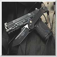 MICROTECH L.U.D.T T/E GEN III TACTICAL-彈簧刀(不二價)