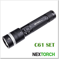 NEXTORCH C61工業強光磁吸工作燈 - 3500流明(附指環)