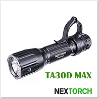 NEXTORCH TA30D MAX 一鍵爆閃搜尋戰術手電筒 - 4000流明