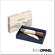 OPINEL No.09不鏽鋼折刀/三峰木刀柄(楓木、熱處理白蠟木和黑胡桃木)
