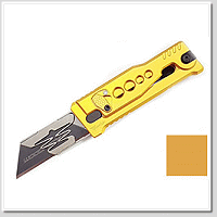 REATE EXO-U - Gravity 金色鋁 柄重力美工刀 - 不銹鋼