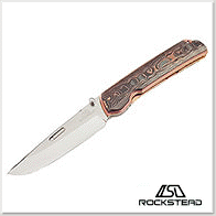 花田洋 HIGO II 肥後II代 銅色鈦暗底等高線紋碳纖柄銀刃折刀 - ZDP189鋼(VG10核心)【限量發行】