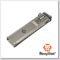 RovyVon Angel Eyes E40 天使之眼戰術EDC鈦金屬手電筒 -3600流明 (側燈:暖白光、紅光、UV)