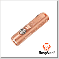 RovyVon AuroraA9 Pro (G4) 銅可充電鑰匙扣手電筒(6500K白光)