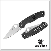 Spyderco Para Military® 2 Lightweight 黑色FRN柄 Compressio Lock折刀/BD1N鋼齒刃