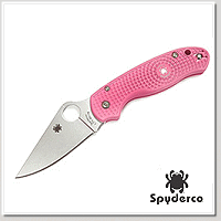 Spyderco Para® 3 Lightweight Pink 粉紅色FRN柄Compression Lock®折刀 CTS-BD1N鋼 (Satin處理)