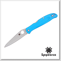 Spyderco Charisma™ 藍FEN柄 Back Lock 輕細折刀 -CTS® BD1N鋼 (Satin處理)