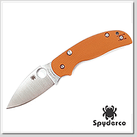 Spyderco Sage™ 6 橘色G10柄 Compression Lock 折刀 - CPM-REX 121鋼 (Satin處理)