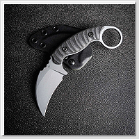 TOOR KNIVES KARSUMBA PHANTOM GREY /CPM M4鋼 黑色G10柄 Kydex鞘 -直刀(不二價)單支