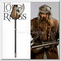 United Cutlery UC1415 魔戒 矮人族 金靂 Gimli Walking Axe 徒步戰斧-斧頭
