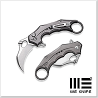 We Knife/Civivi Incisor II 黑鋁柄白刃爪刀 - Nitro-V鋼(Satin處理)