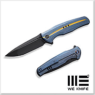 We Knife Limited Edition 601X 10周年藍鈦柄Timascus樞軸 Frame Lock折刀 - CPM 20CV鋼(黑色石洗)【限量150把】