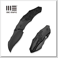 WE KNIFE ORC BOSS CF /M390鋼 鈦合金鑲嵌碳纖維框架鎖柄材 -折刀