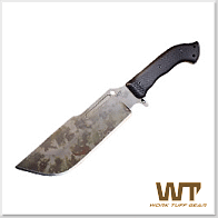 WTG Ares Gen 2黑防滑紋G10柄直刀/SK85鋼Rugged石刻紋/APO處理(附Kydex鞘)