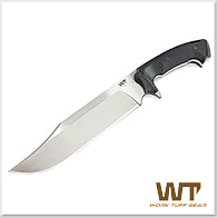 Work Tuff Gear -Primal 黑色G10柄直刀- Bohler K329鋼 (附黑K鞘 /Satin處理)